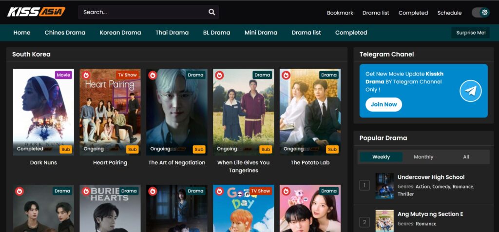 download korean drama with subtitles on kiss asia for free