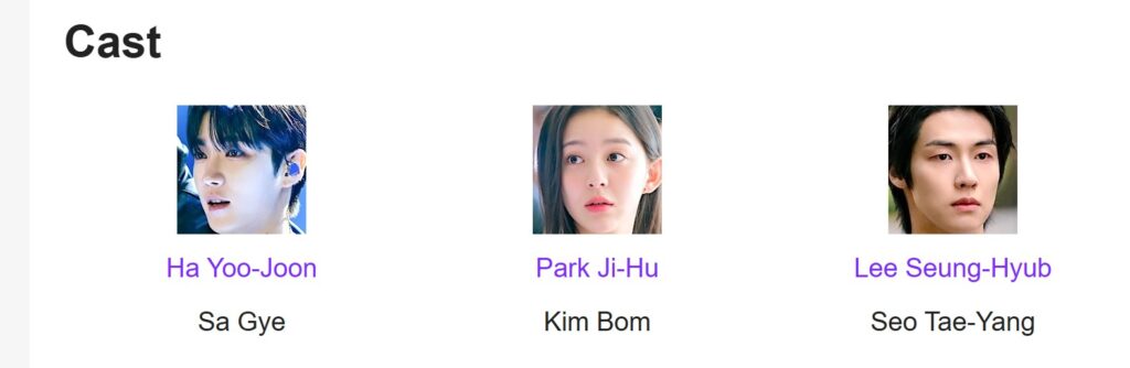 spring of youth cast