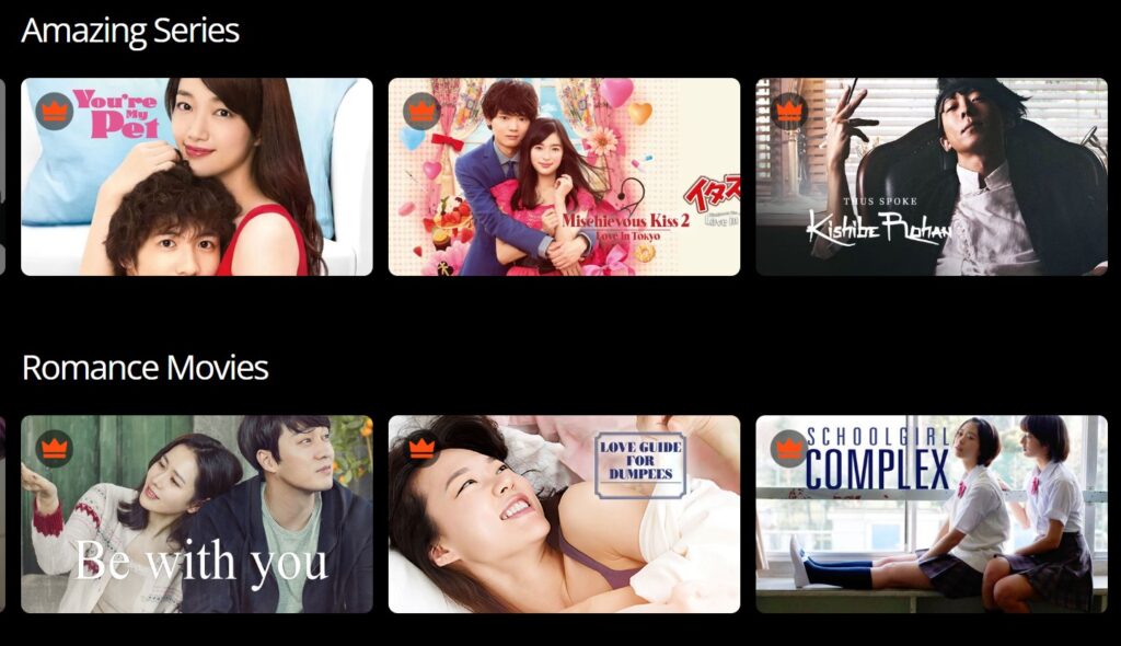 Watch kdramas on Asian Crush